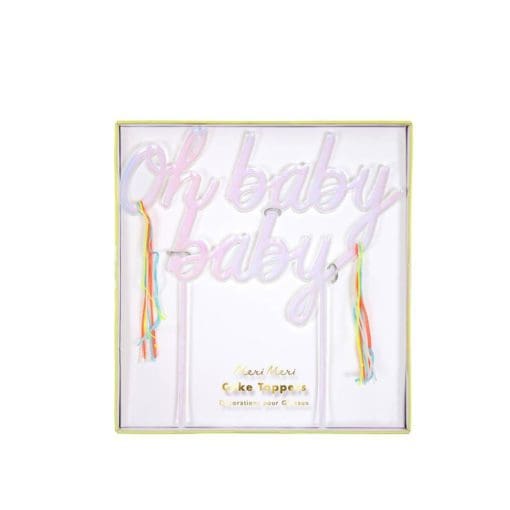 Cake topper Oh Baby Baby van Acryl