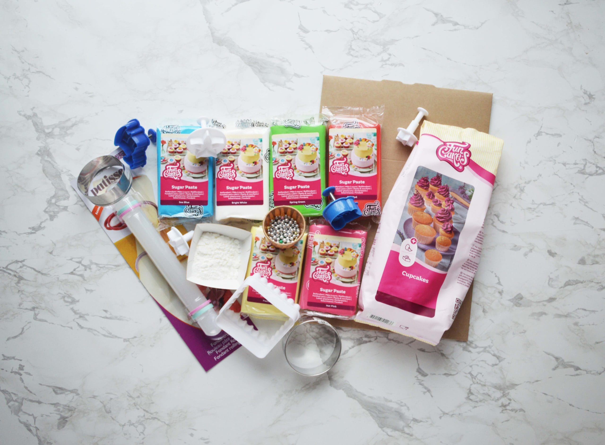 Cupcakepakket - workshop at home