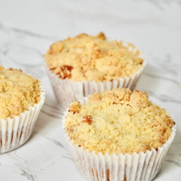 Vegan appelkruimel cake