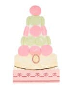 Ladurée Paris macaron pyramide servetten - Afbeelding 3